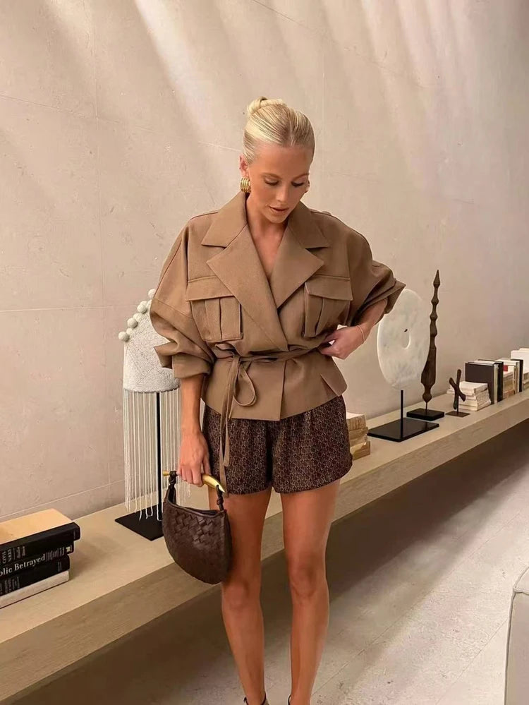 Vali Langärmliges Minikleid aus Spitze - Schwarz