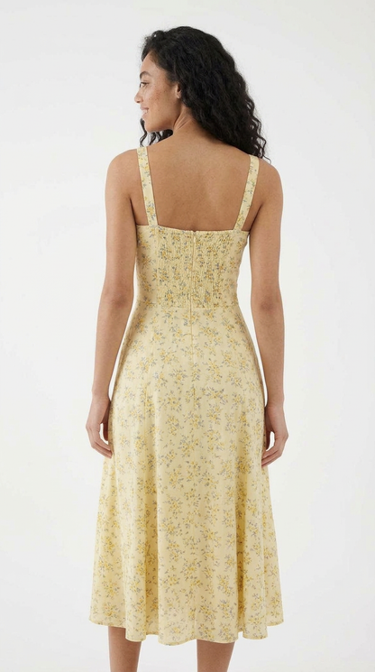 Mini-robe en dentelle à manches longues Vali - Noir