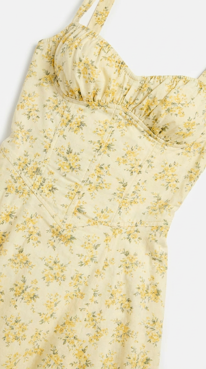 Mini-robe en dentelle à manches longues Vali - Noir