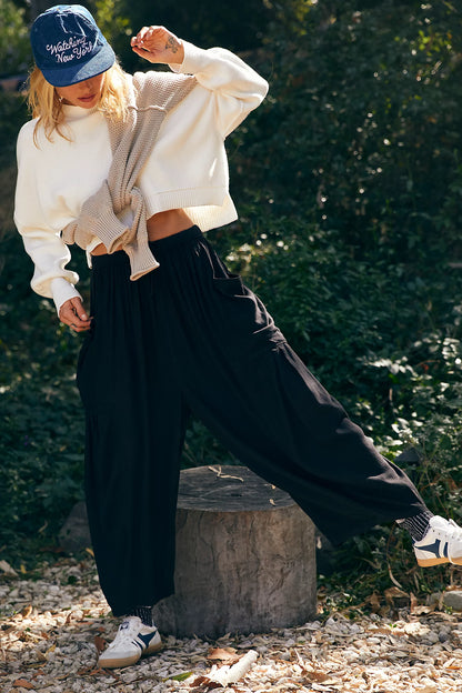 Lillusory Wide-Leg Linen Pants