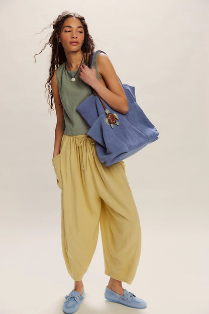 Lillusory Wide-Leg Linen Pants