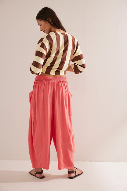 Lillusory Wide-Leg Linen Pants