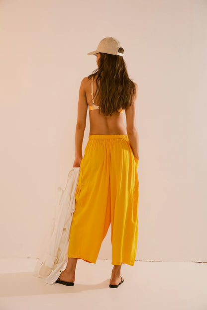 Lillusory Wide-Leg Linen Pants